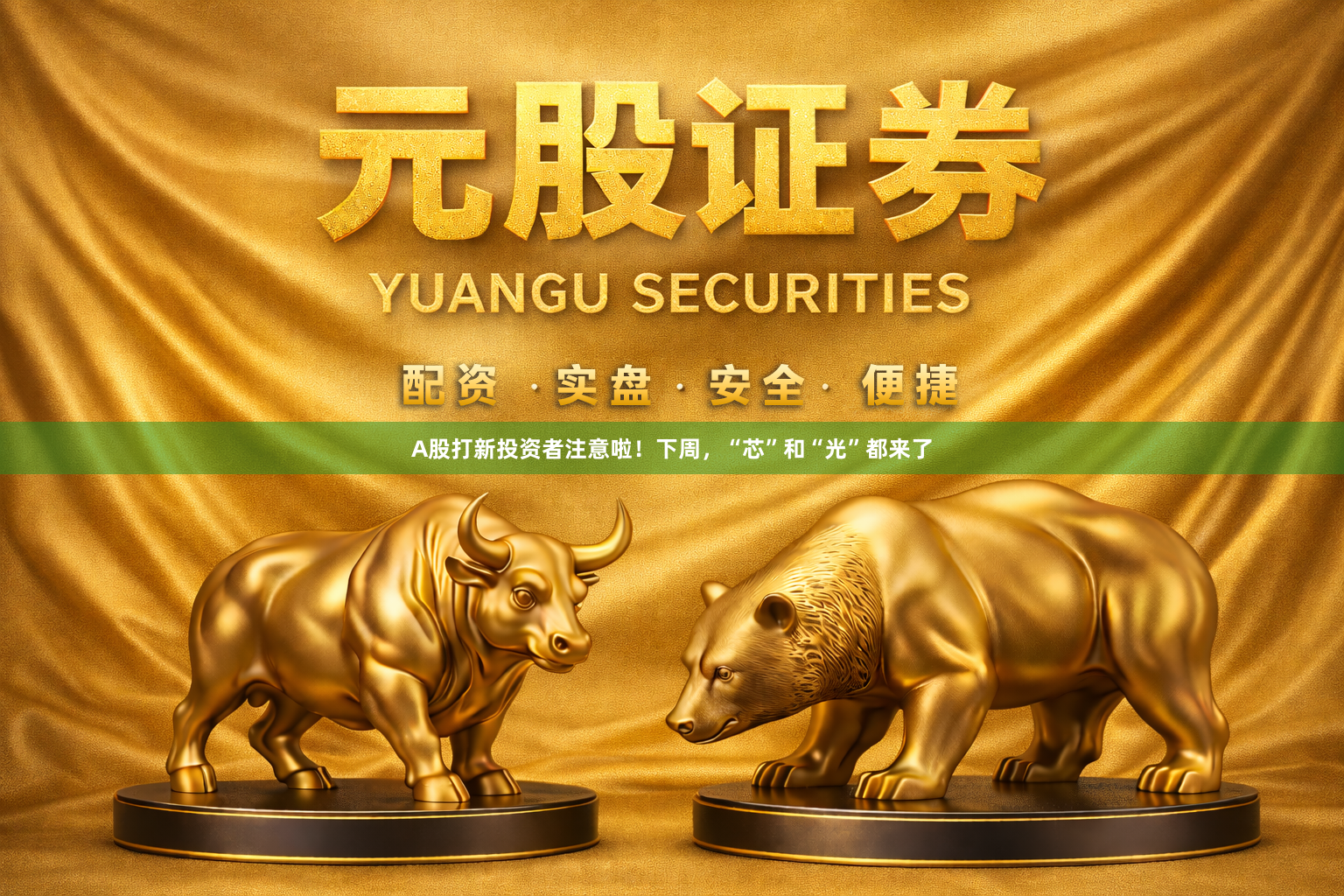 A股打新投资者注意啦！下周，“芯”和“光”都来了