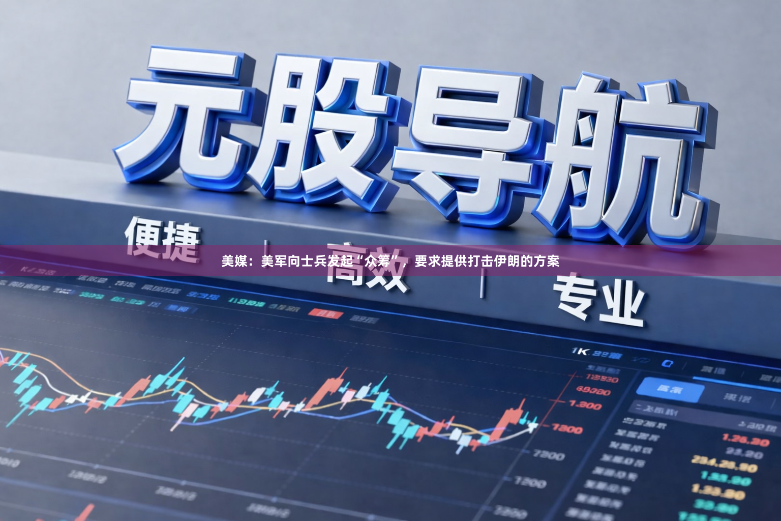 美媒：美军向士兵发起“众筹”，要求提供打击伊朗的方案