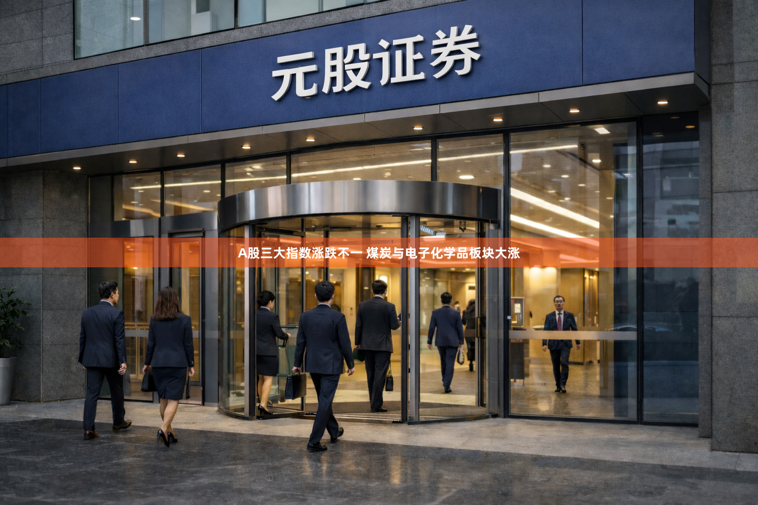 A股三大指数涨跌不一 煤炭与电子化学品板块大涨