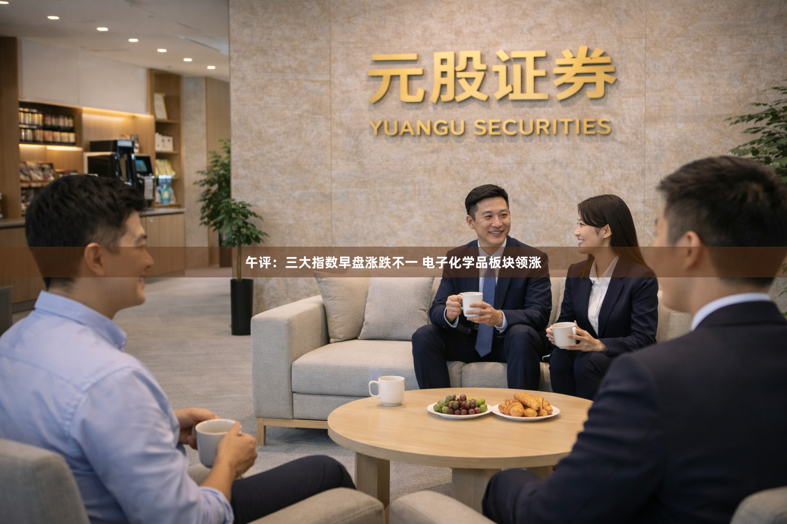 午评：三大指数早盘涨跌不一 电子化学品板块领涨