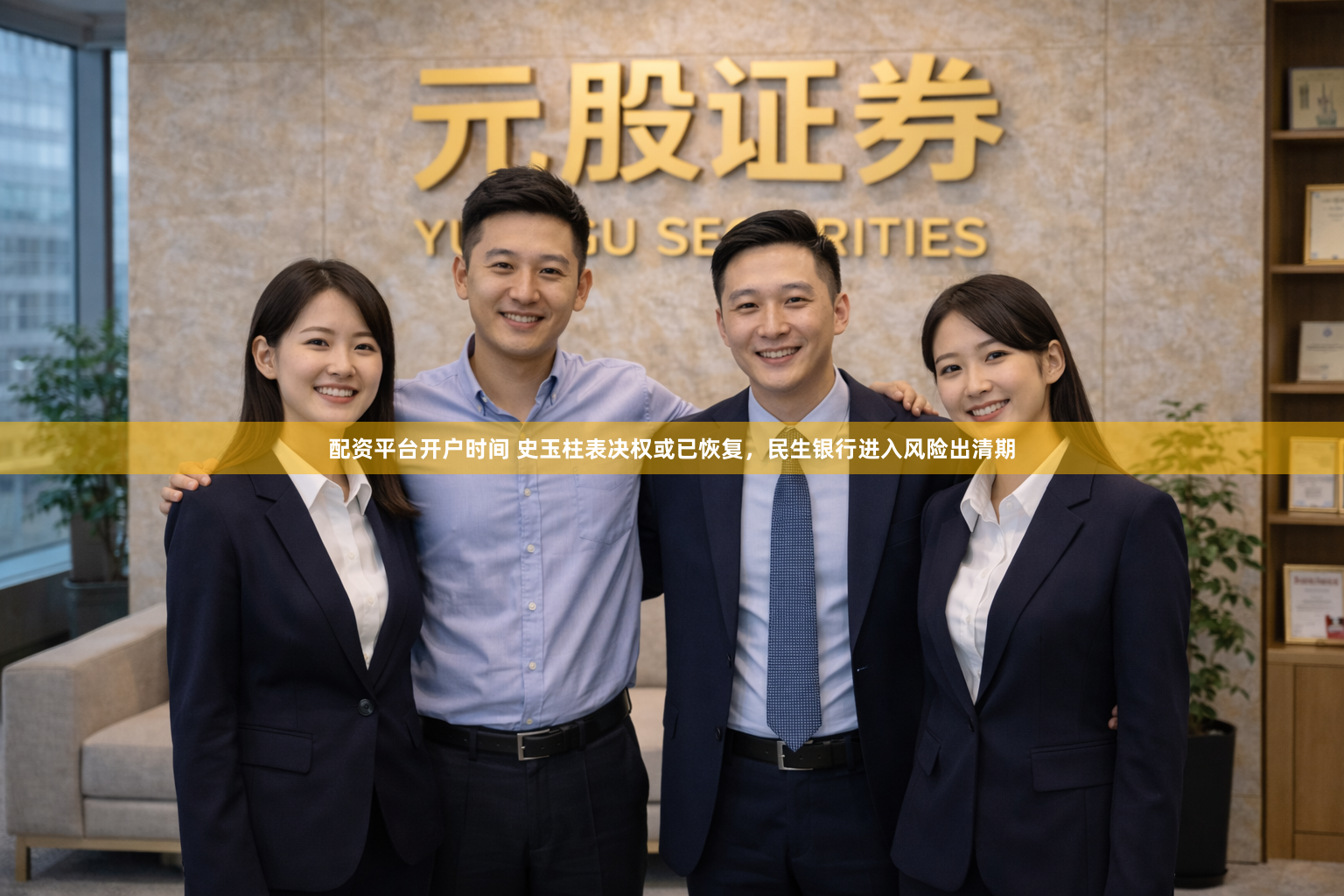 配资平台开户时间 史玉柱表决权或已恢复，民生银行进入风险出清期